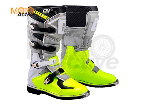 Детские мотоботы Gaerne GXJ неоново-желтые